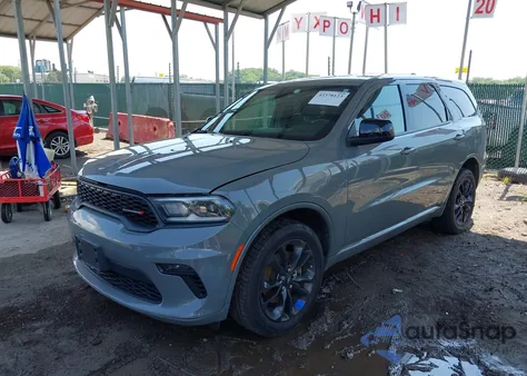 2021 Dodge Durango Gt из США, поврежденный, VIN 1C4RDJDG4MC751809